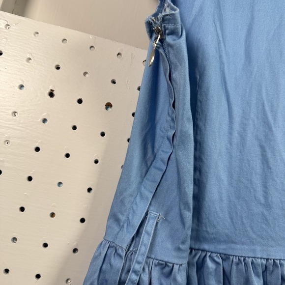 Disney Parks Dress Womens L? 40" Chest Blue Sleeveless Library Beauty Beast - Picture 9 of 14